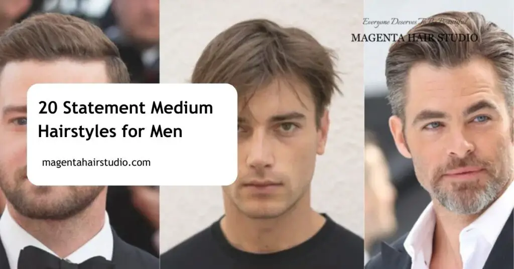 20 Statement Medium Hairstyles for Men