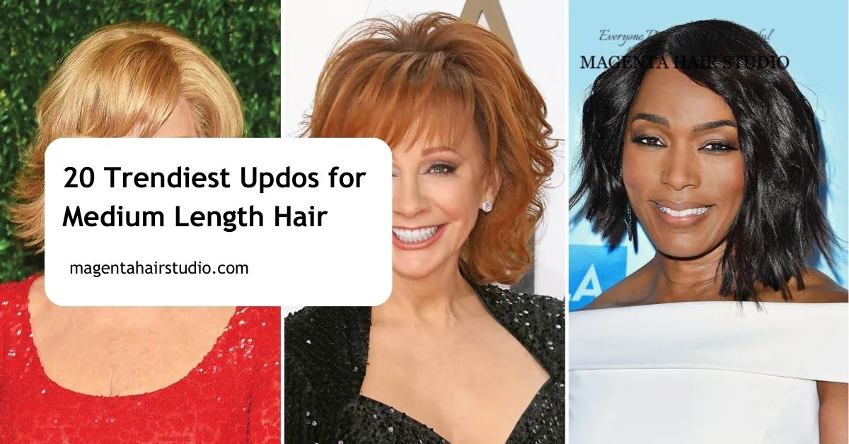 20 Trendiest Updos for Medium Length Hair