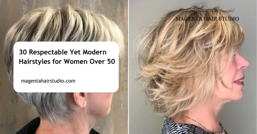 30 Respectable Yet Modern Hairstyles for Women Over 50
