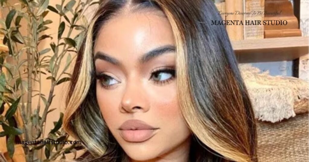 "Money Pieces: The Ultimate Guide to Stunning Face-Framing Highlights" 3 Adding Dimension and Depth