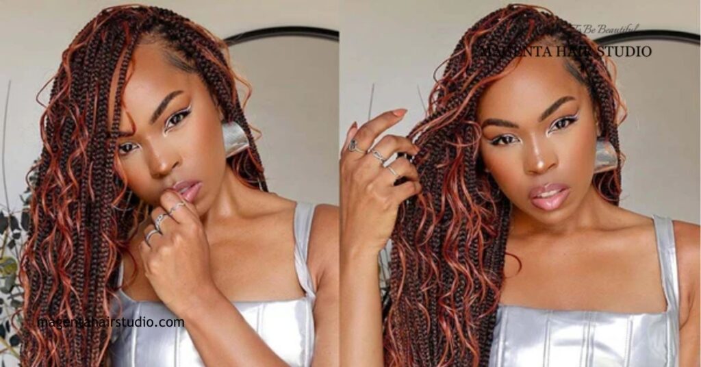 Long Curtain Bangs: Versatile Styles, Maintenance Tips & Celebrity Looks 11 Bohemian Braids