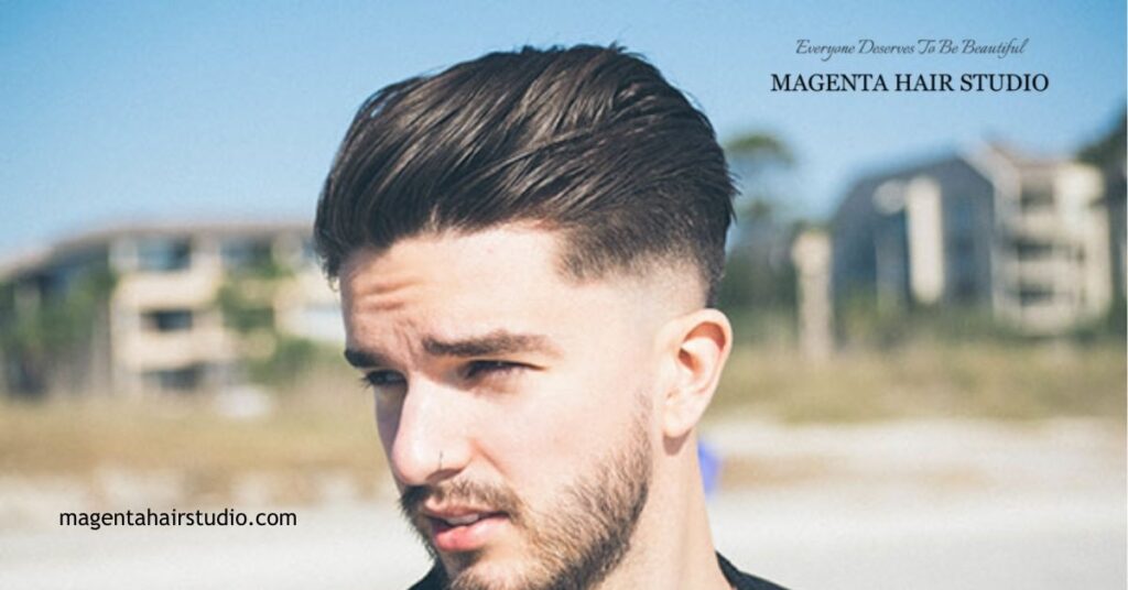 20 Statement Medium Hairstyles for Men You Must Try in 2025 9 Brushed Up Hairstyle