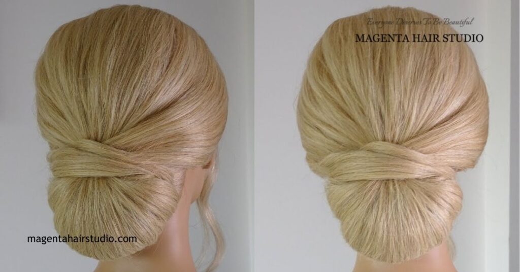 Top Updos for Short Hair 2025: Stylish & Easy Hairstyles 7 Chignon Updo