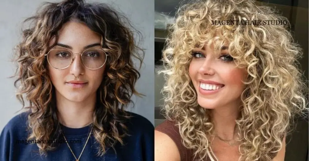 20 Brightest Medium Layered Haircuts to Light You Up in 2025 7 Curly Layered Shag