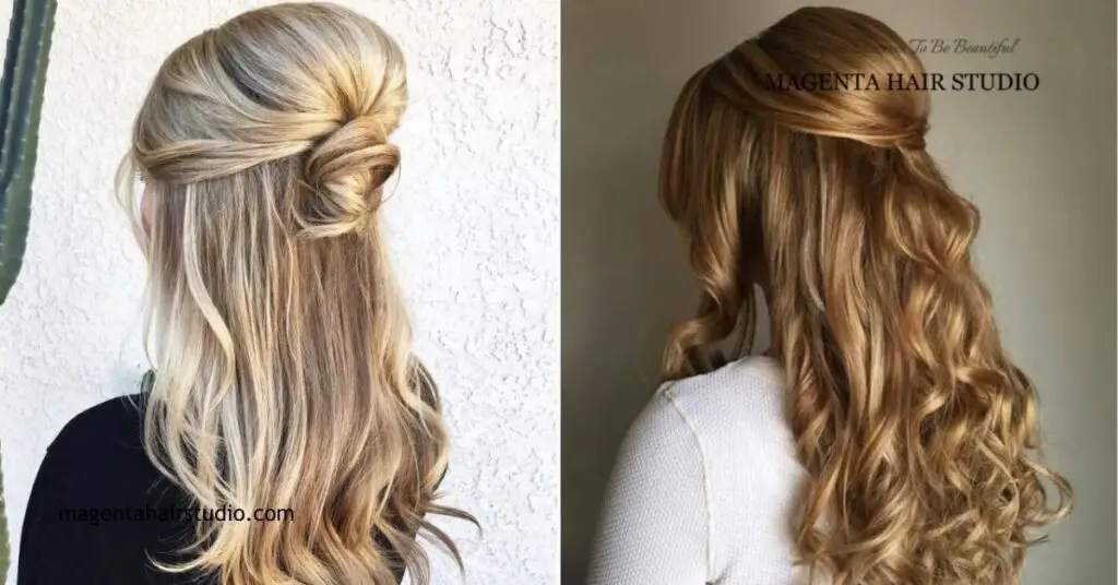 10 Stunning Half Updos for Every Occasion: Easy Styles to Elevate Your Look 1 Definition Of Half Updos