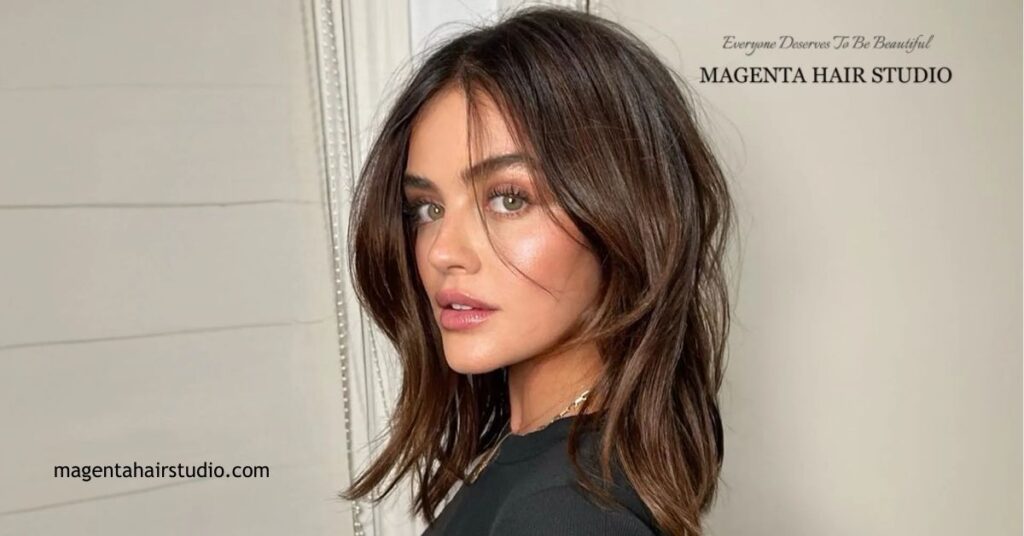 20 Brightest Medium Layered Haircuts to Light You Up in 2025 20 Layered Side Part Lob