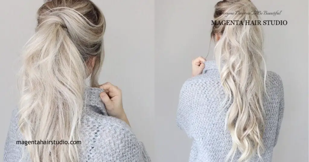Top 30 Respectable Yet Modern Hairstyles for Women Over 50 27 Messy High Ponytail
