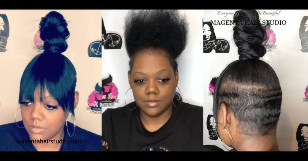 20 Most Delightful Short Wavy Hairstyles You Need to Try Now 17 Messy Top Knot with Waves