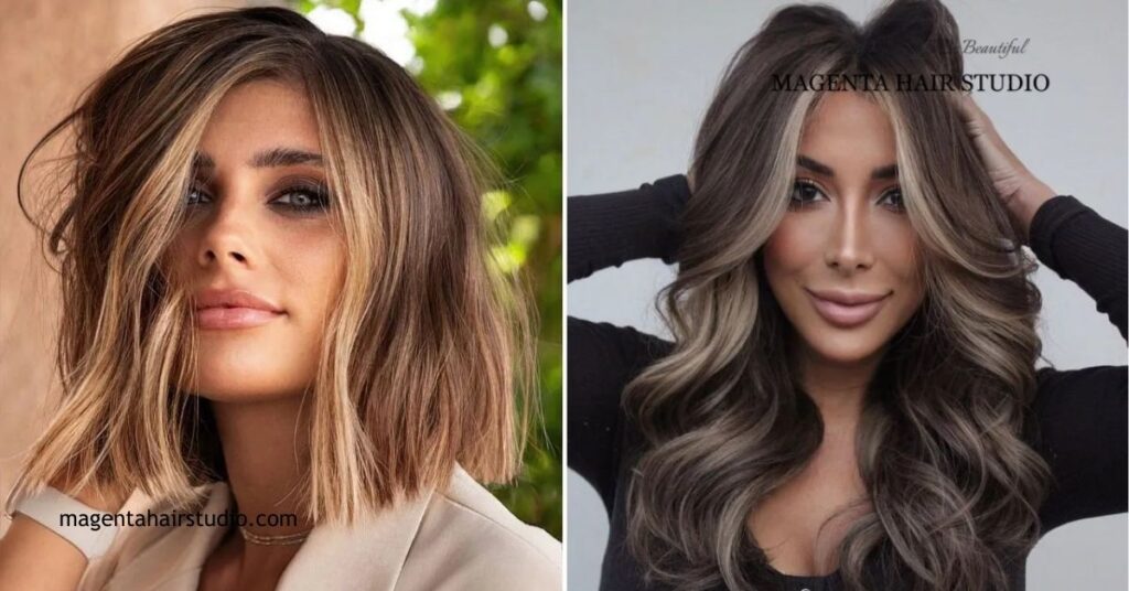 "Money Pieces: The Ultimate Guide to Stunning Face-Framing Highlights" 5 Oval Faces