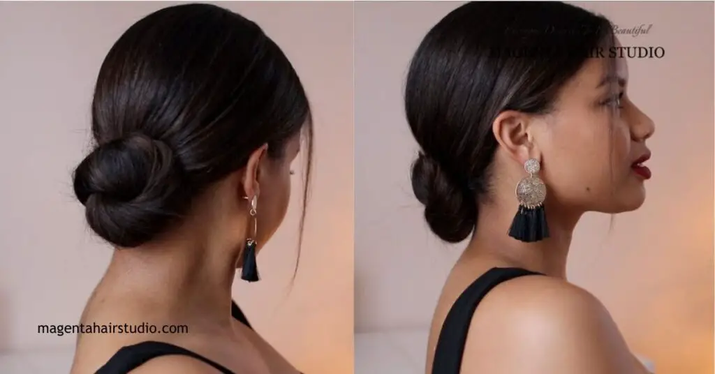 Top Updos for Short Hair 2025: Stylish & Easy Hairstyles 1 Sleek Low Bun