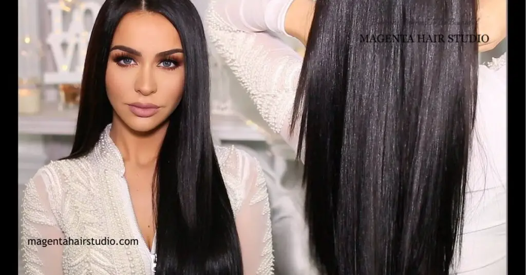 Top 30 Respectable Yet Modern Hairstyles for Women Over 50 21 Sleek Straight Long