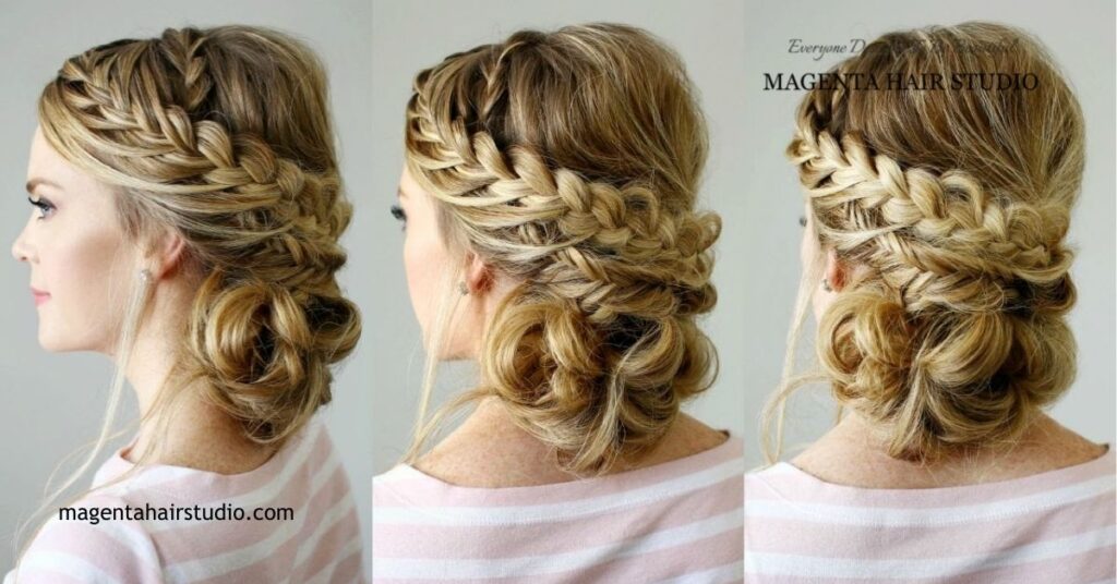 20 Trendiest Updos for Medium Length Hair: Stylish Looks for Every Occasion 15 Textured Knot Updo