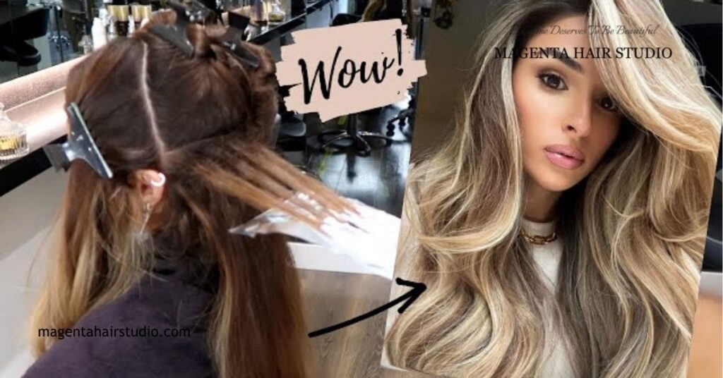 Blonde Balayage: Your Complete Guide to Gorgeous, Low-Maintenance Hair 4 The Blonde Balayage Application Process