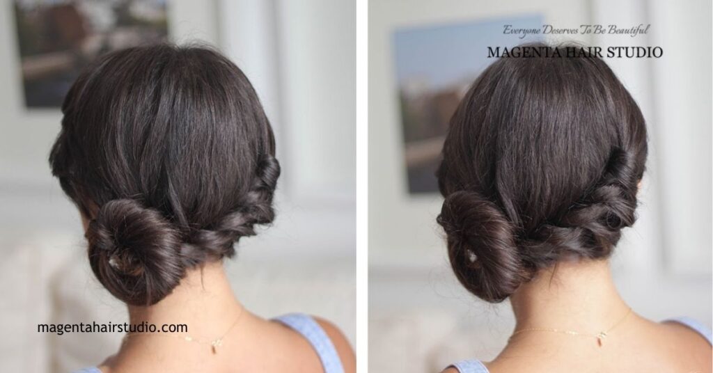20 Trendiest Updos for Medium Length Hair: Stylish Looks for Every Occasion 4 Twisted Side Updo