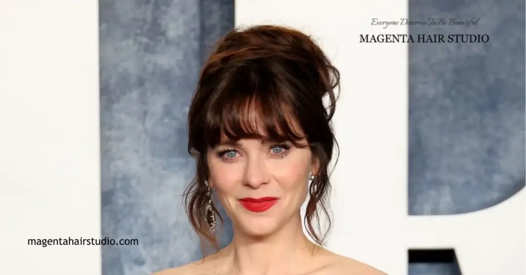 Transform Your Look with Wispy Bangs: Tips, Styles & Celeb Inspiration 7 Zooey Deschanel