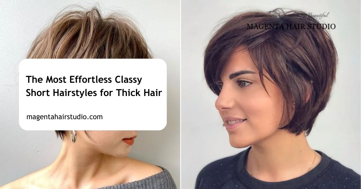 The Most Effortless Classy Short Hairstyles for Thick Hair