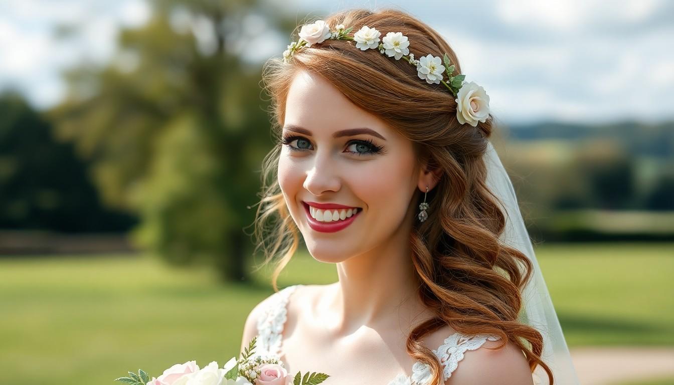 10 Stunning Wedding Hairstyles for Medium Hair | Perfect for Your Big Day 2 10 Stunning Wedding Hairstyles for Medium Hair | Perfect for Your Big Day 1