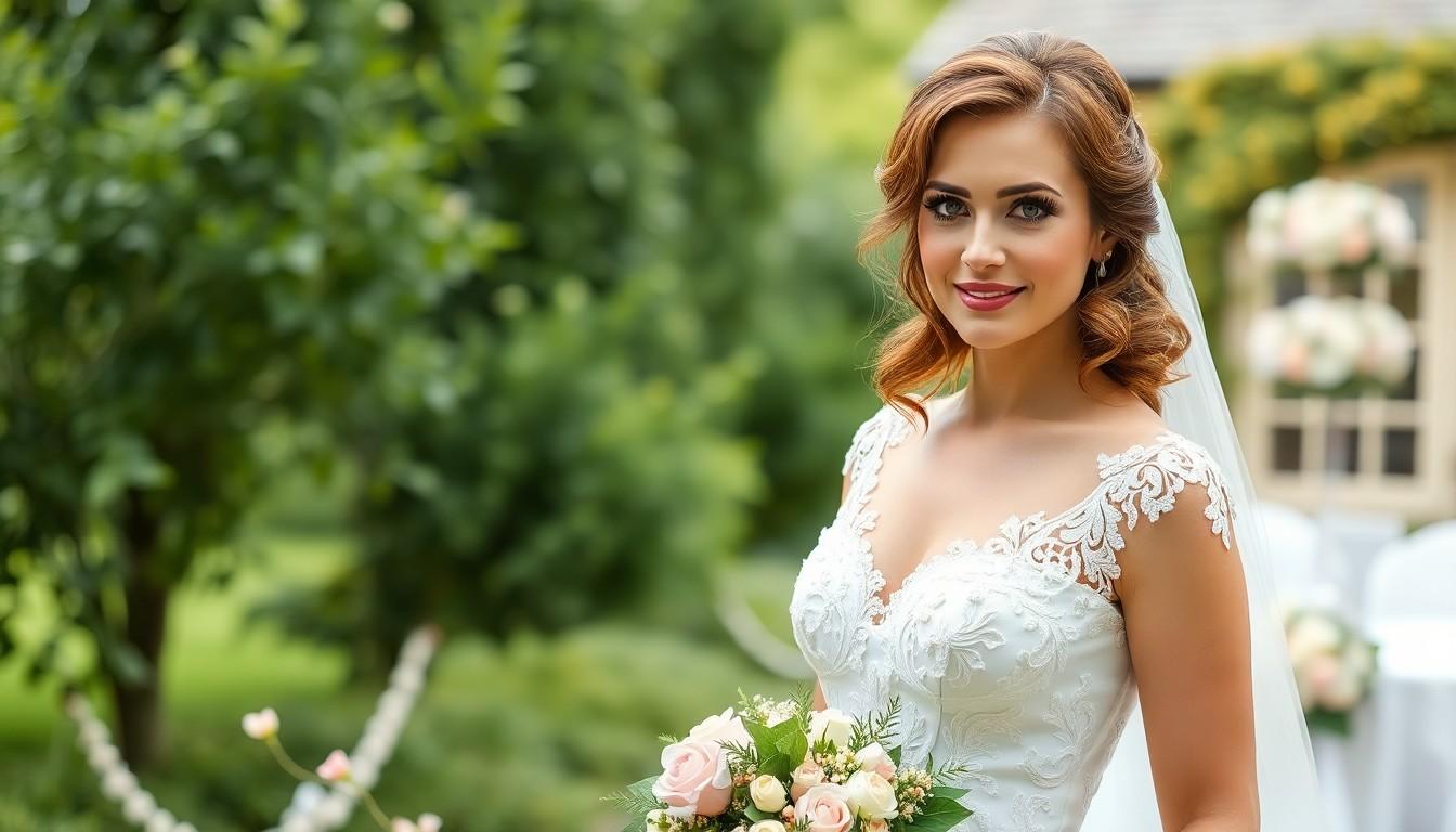 10 Stunning Wedding Hairstyles for Medium Hair | Perfect for Your Big Day 8 10 Stunning Wedding Hairstyles for Medium Hair | Perfect for Your Big Day 7