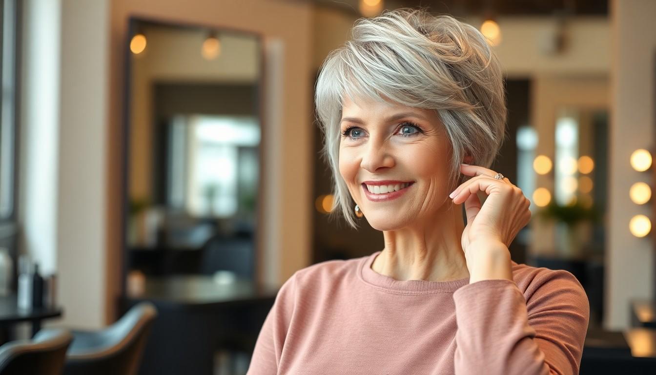 15 Elegant Short Hairstyles for Women Over 50 | Timeless & Low-Maintenance Looks 10 15 Elegant Short Hairstyles for Women Over 50 | Timeless & Low-Maintenance Looks 9