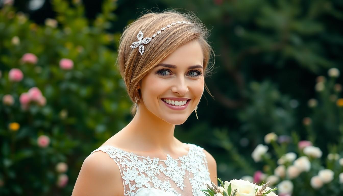 20 Stunning Short Wedding Hairstyles That Will Make You Say "Wow" [2025 Guide] 9