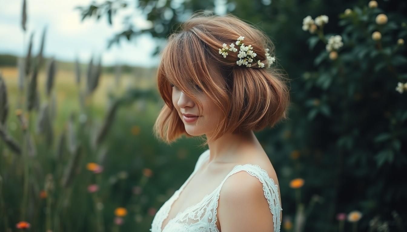 20 Stunning Short Wedding Hairstyles That Will Make You Say "Wow" [2025 Guide] 13