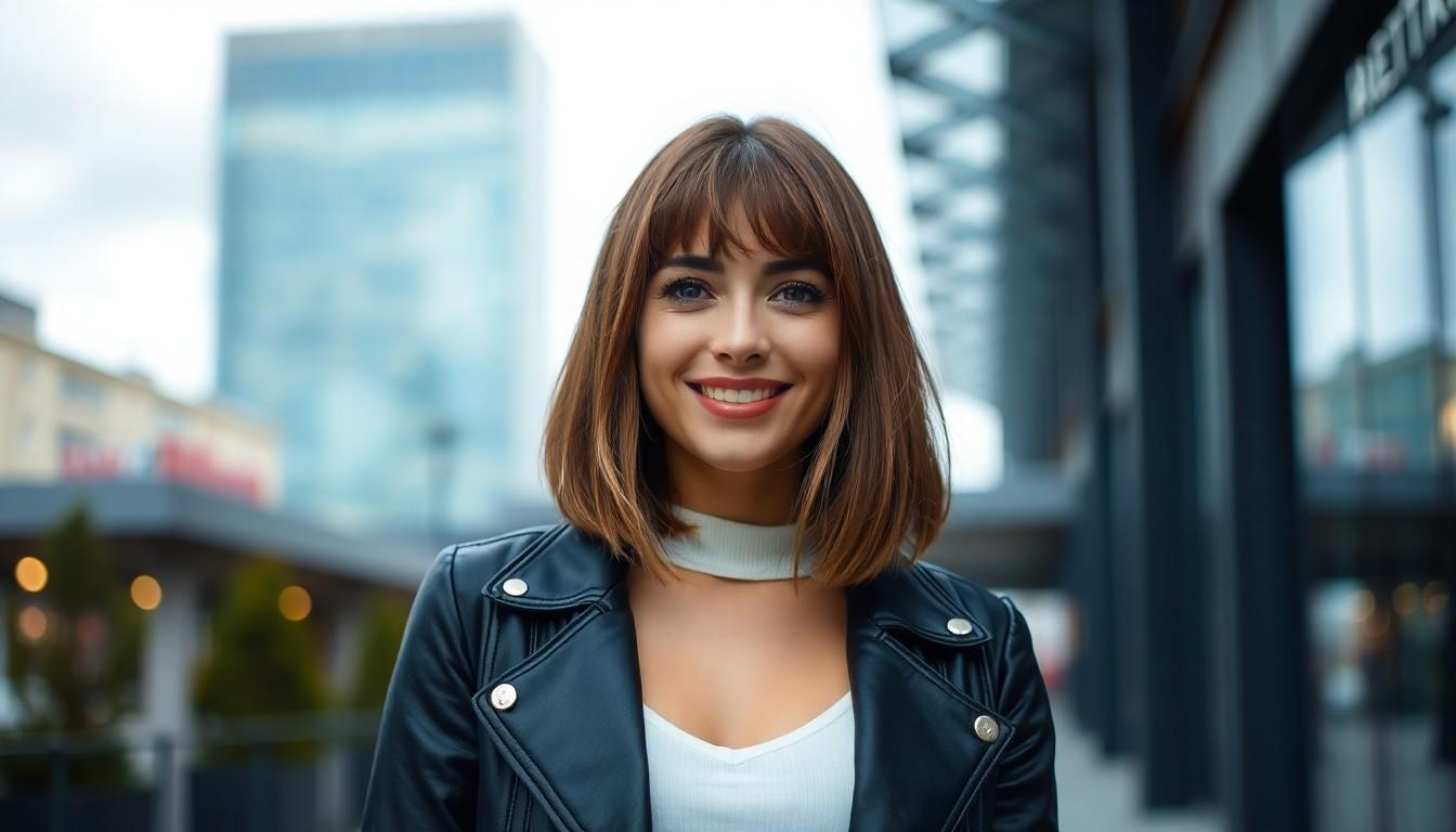 20 Elegant Bob Haircuts with Bangs for Every Face Shape: Your Ultimate Style Guide 12 20 Elegant Bob Haircuts with Bangs for Every Face Shape: Your Ultimate Style Guide 11