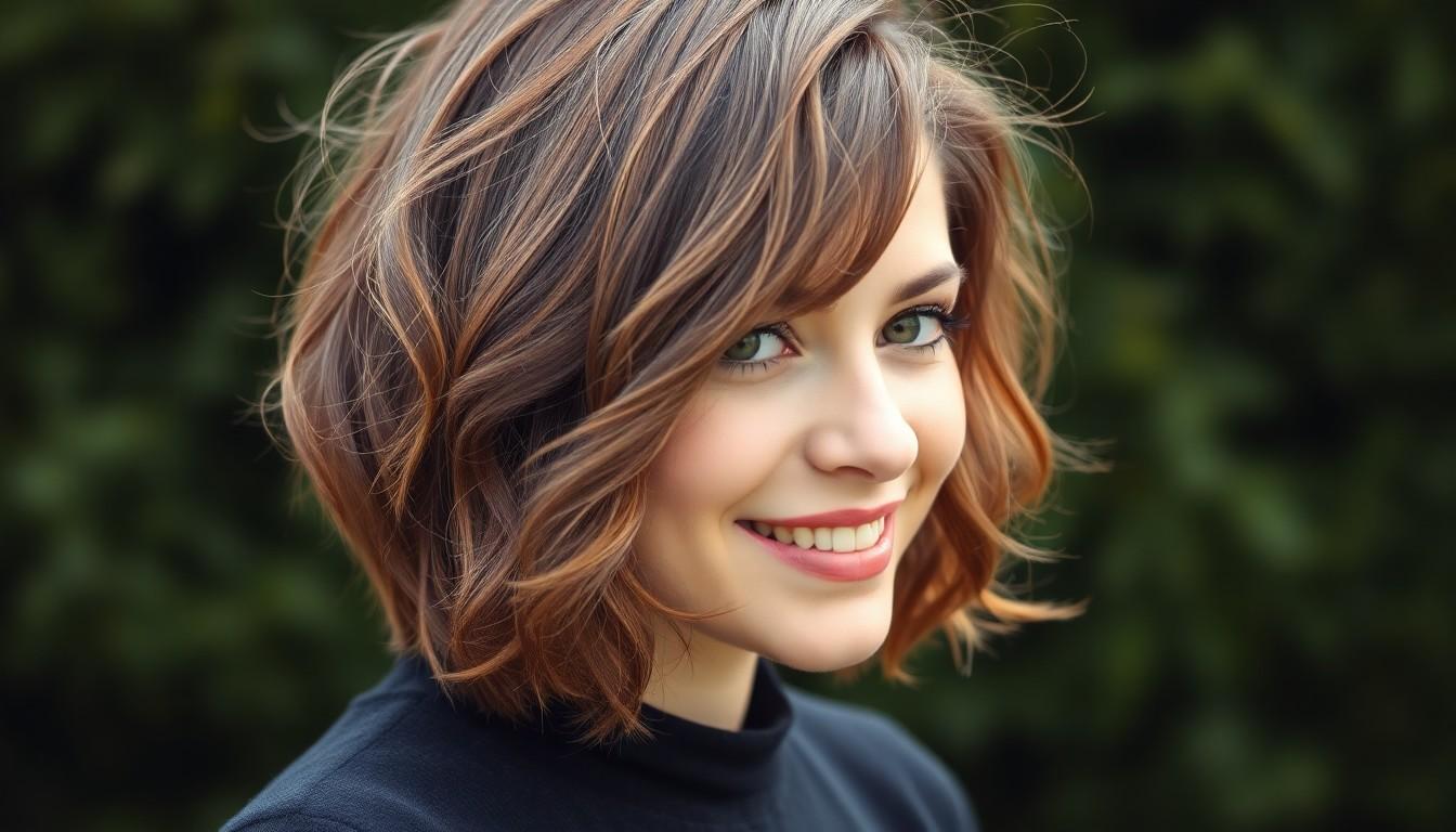 20 Elegant Bob Haircuts with Bangs for Every Face Shape: Your Ultimate Style Guide 14 20 Elegant Bob Haircuts with Bangs for Every Face Shape: Your Ultimate Style Guide 13