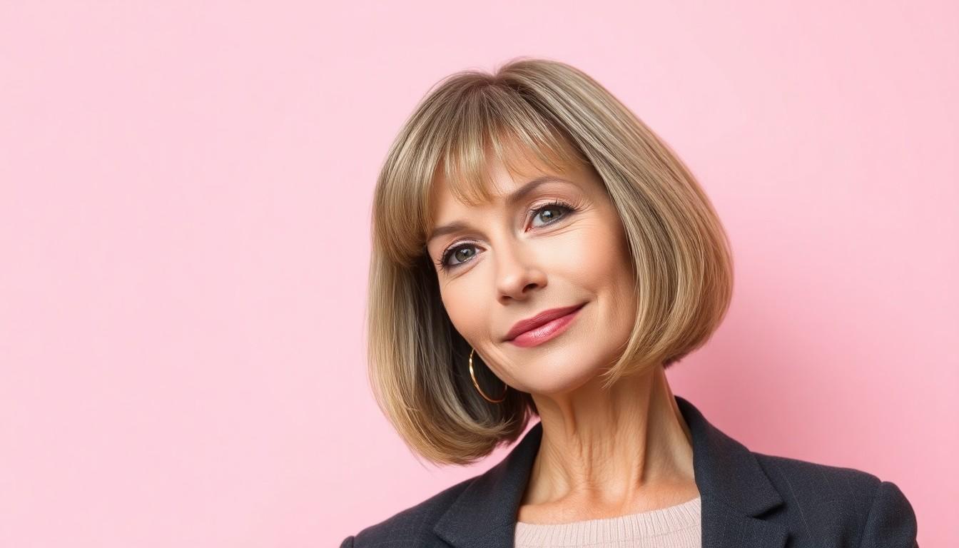 10 Stunning Bob Hairstyles for Women Over 50 That Add Volume & Elegance 6 10 Stunning Bob Hairstyles for Women Over 50 That Add Volume & Elegance 5