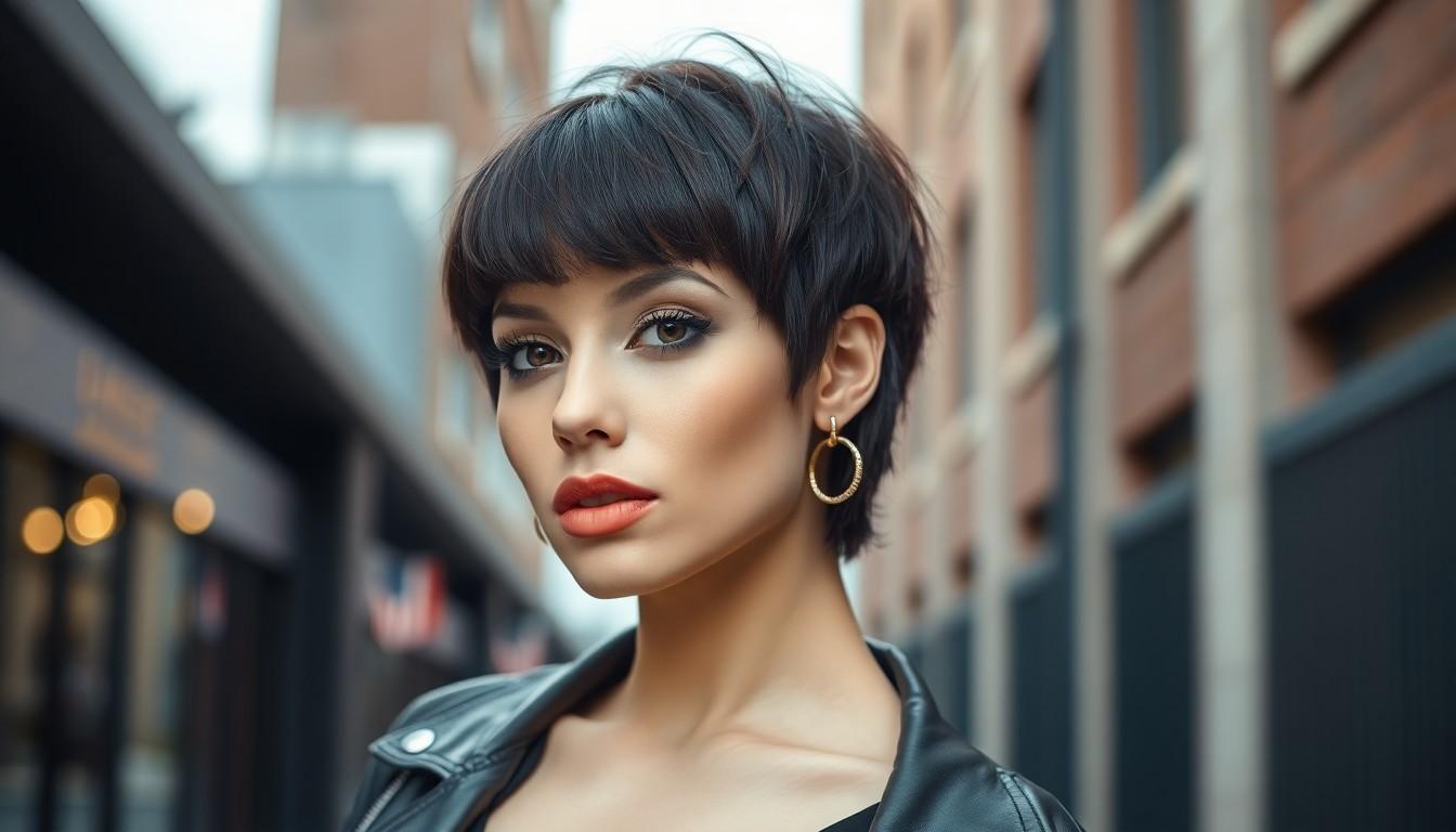 10 Stunning Short Hair with Bangs Styles for Every Face Shape in 2025 8 10 Stunning Short Hair with Bangs Styles for Every Face Shape in 2025 7