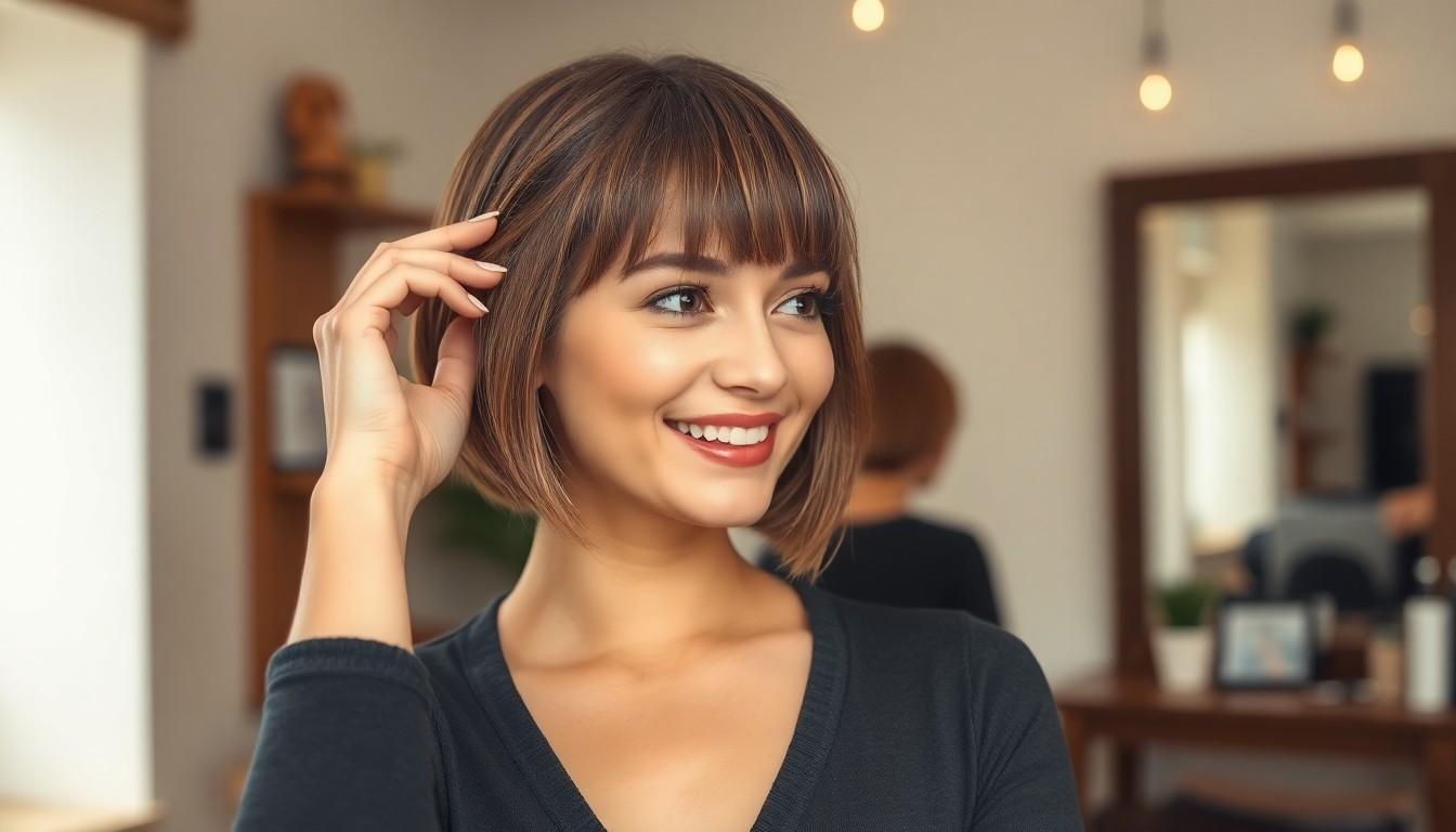 10 Stunning Short Hair with Bangs Styles for Every Face Shape in 2025 10 10 Stunning Short Hair with Bangs Styles for Every Face Shape in 2025 9