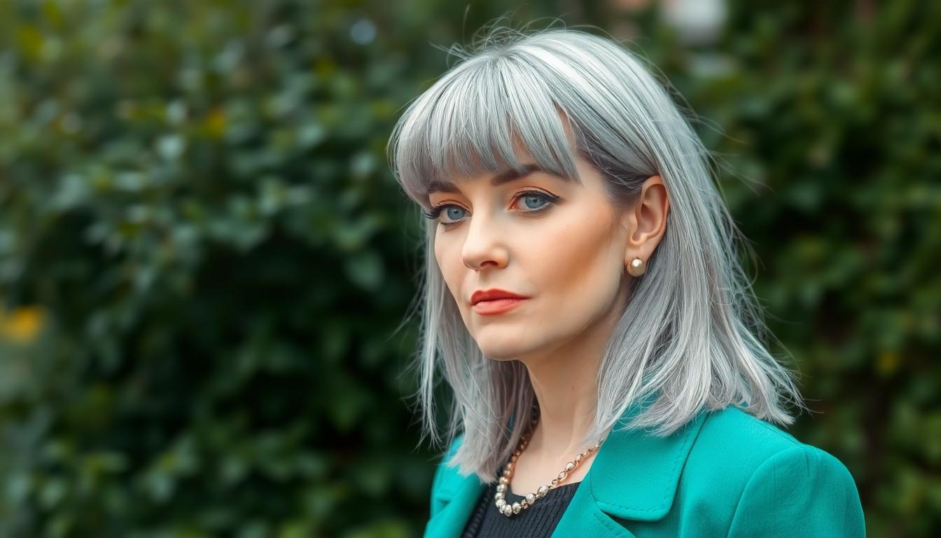 20 Stunning Gray Hair Styles That Will Make You Ditch the Dye | Embrace Silver Beauty 16 20 Stunning Gray Hair Styles That Will Make You Ditch the Dye | Embrace Silver Beauty 15