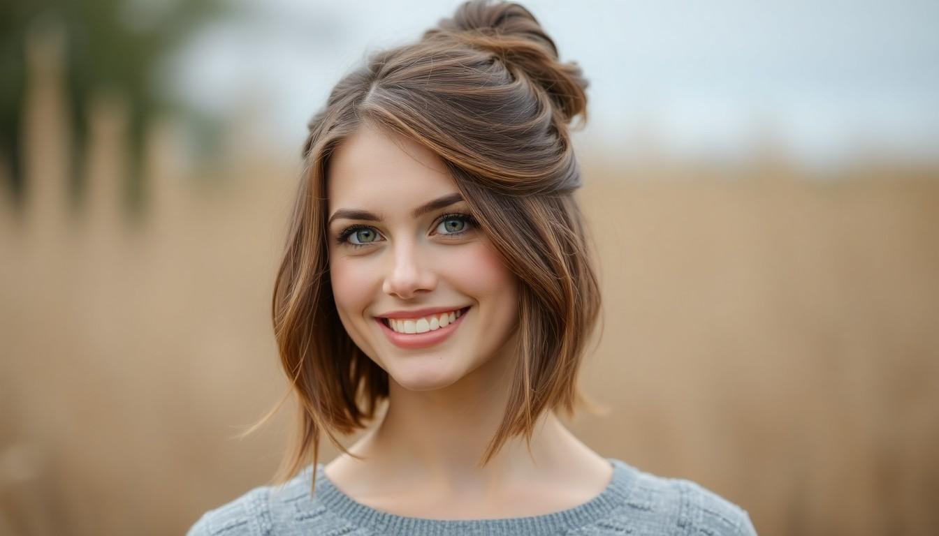 10 Stunning Medium Length Brown Hairstyles That Transform Your Look 7 4659c0ad ecef 4f72 a5bd