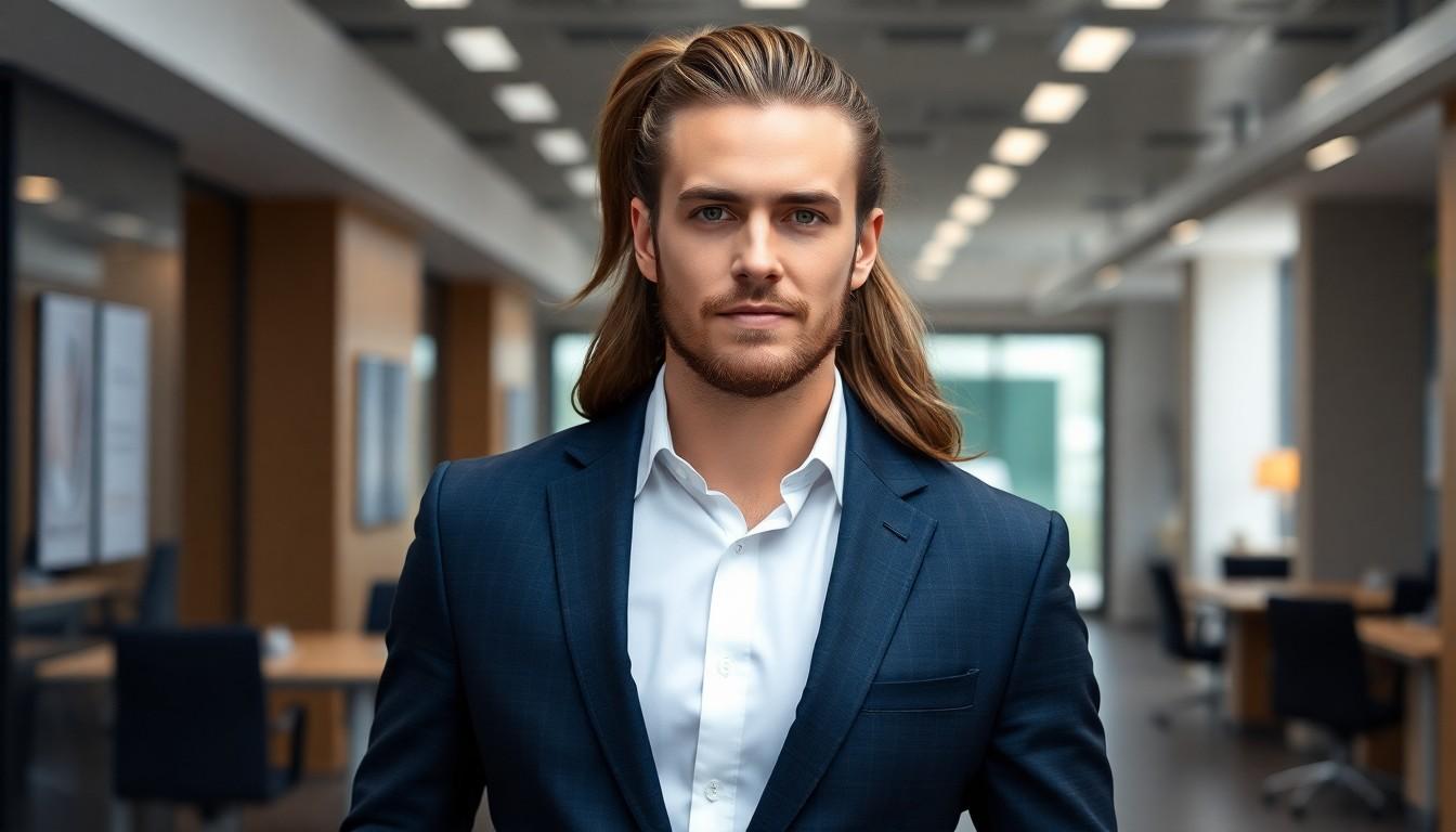30 Dignified Long Hairstyles for Men: Elegant Looks from Classic to Modern 4 30 Dignified Long Hairstyles for Men: Elegant Looks from Classic to Modern 3