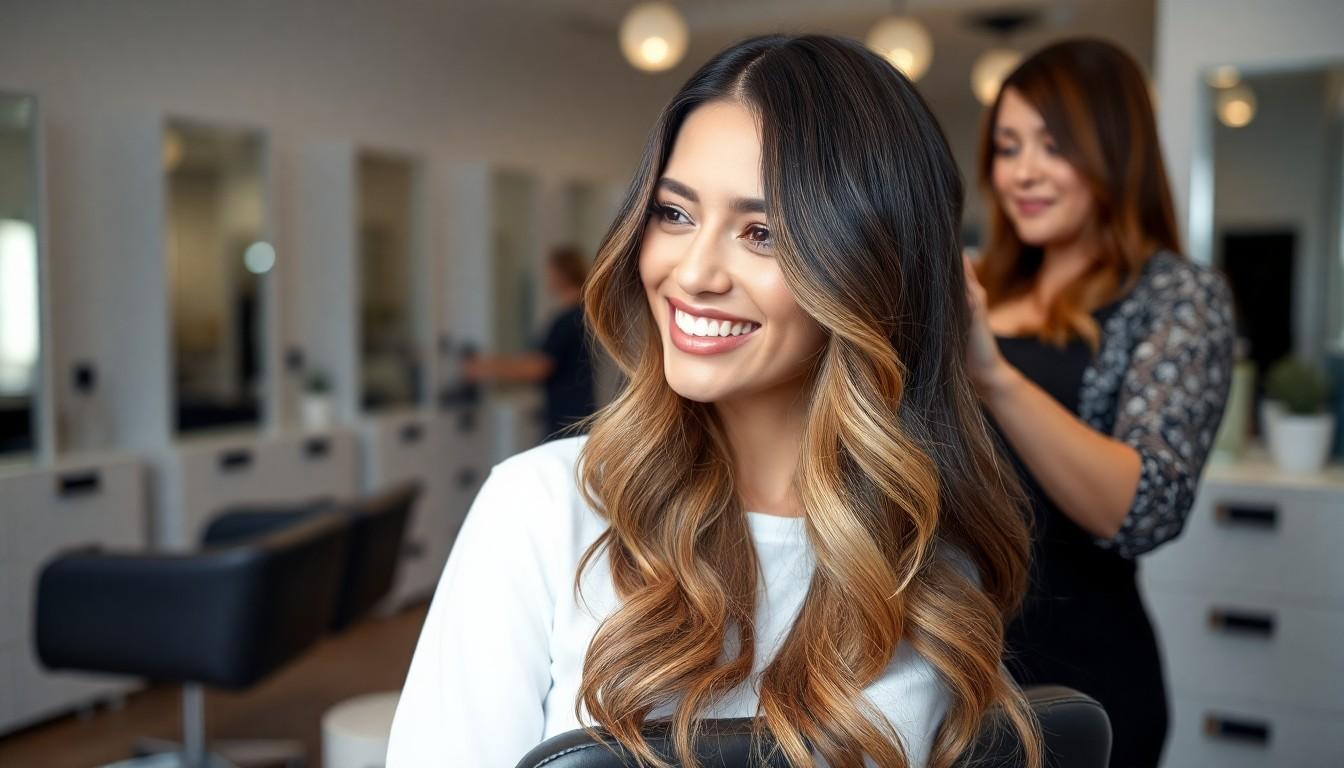 Transform Your Look: 10 Stunning Black Hair with Highlights Ideas That Turn Heads 4 Transform Your Look: 10 Stunning Black Hair with Highlights Ideas That Turn Heads 3
