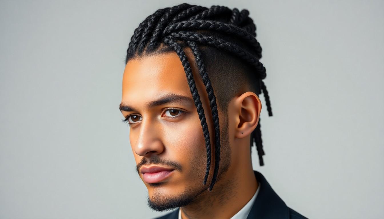 20 Epic Braid Styles for Men: Cool Looks That Turn Heads | Ultimate Guide 8 20 Epic Braid Styles for Men: Cool Looks That Turn Heads | Ultimate Guide 7