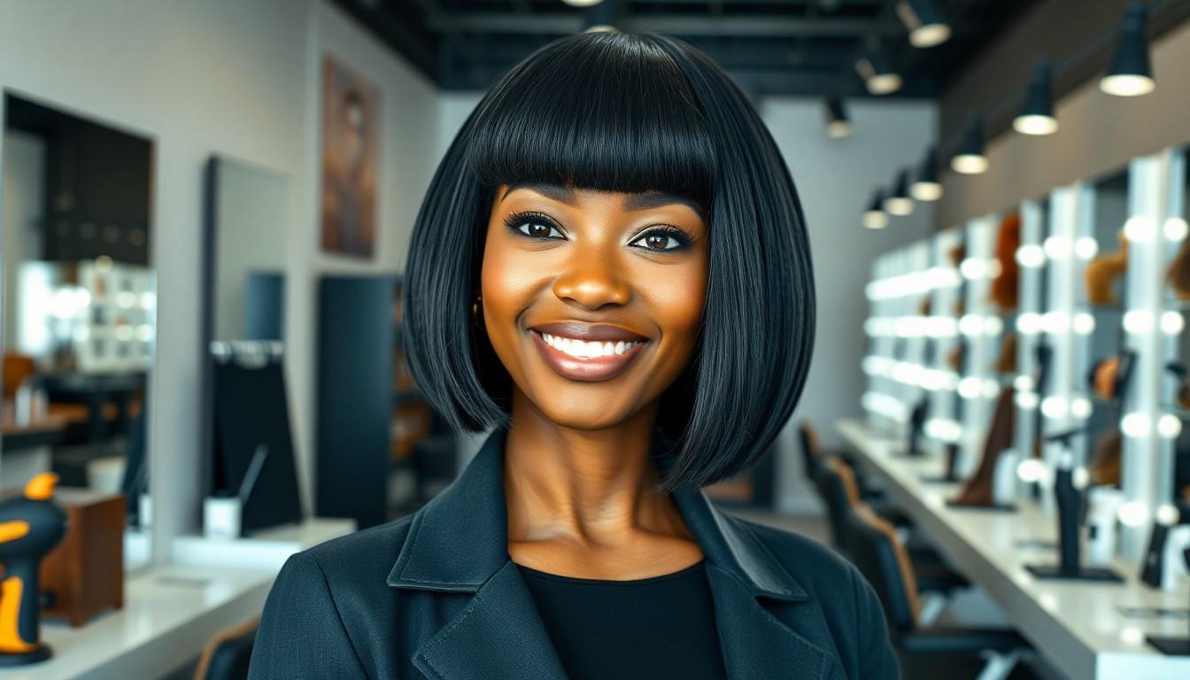 10 Stunning Bob Haircuts for Black Women That Celebrate Natural Beauty 17