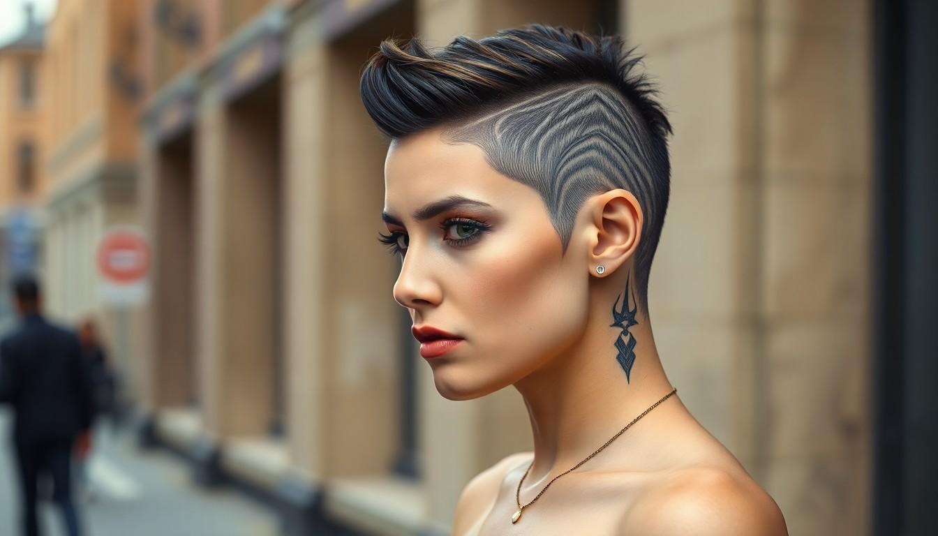 20 Bold Women's Undercut Hairstyles That Make a Statement | From Pixie to Faux Hawk 12 20 Bold Women's Undercut Hairstyles That Make a Statement | From Pixie to Faux Hawk 11
