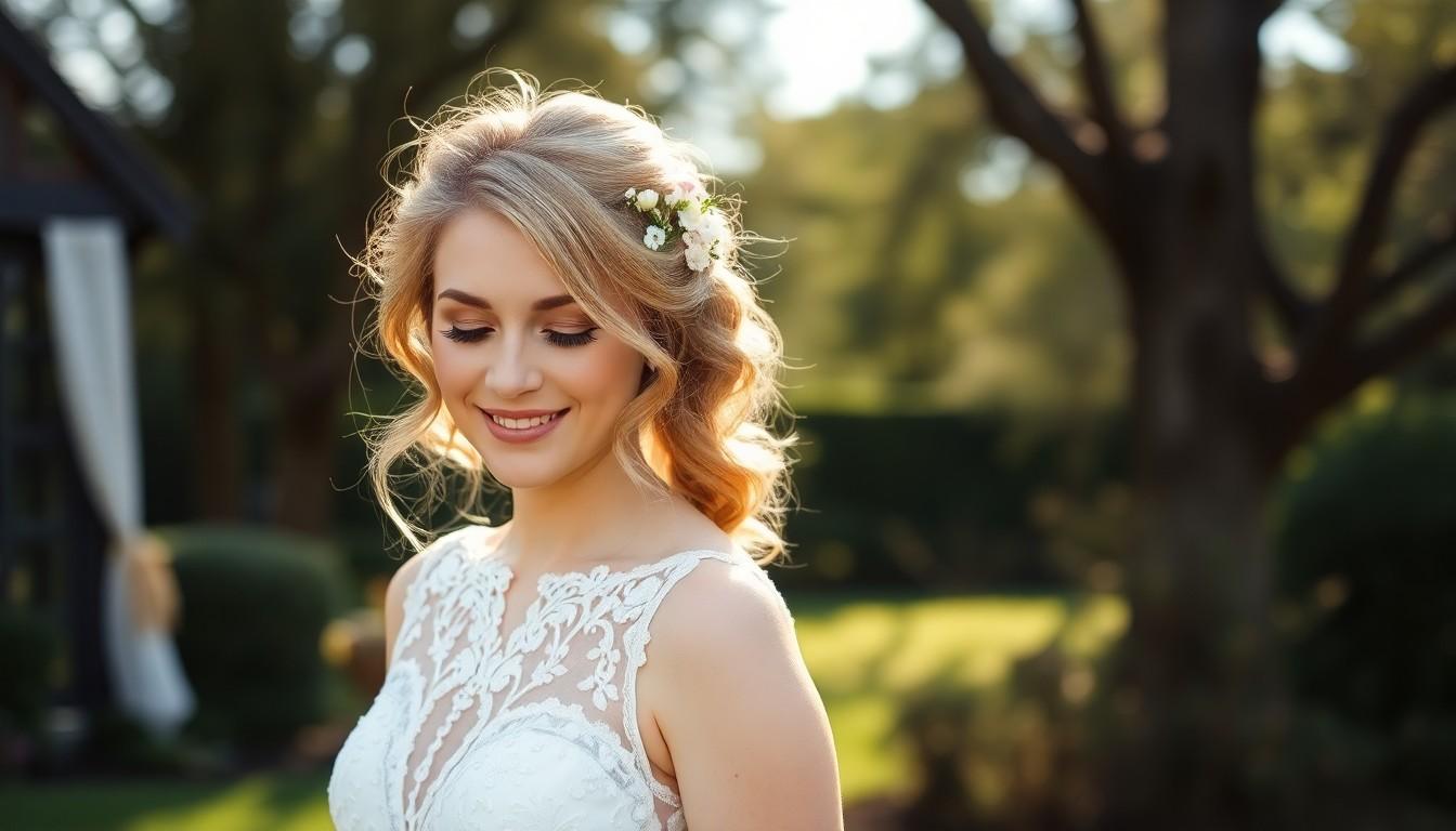 20 Stunning Half-Up, Half-Down Wedding Hairstyles Every Bride Will Love 16 20 Stunning Half-Up, Half-Down Wedding Hairstyles Every Bride Will Love 15