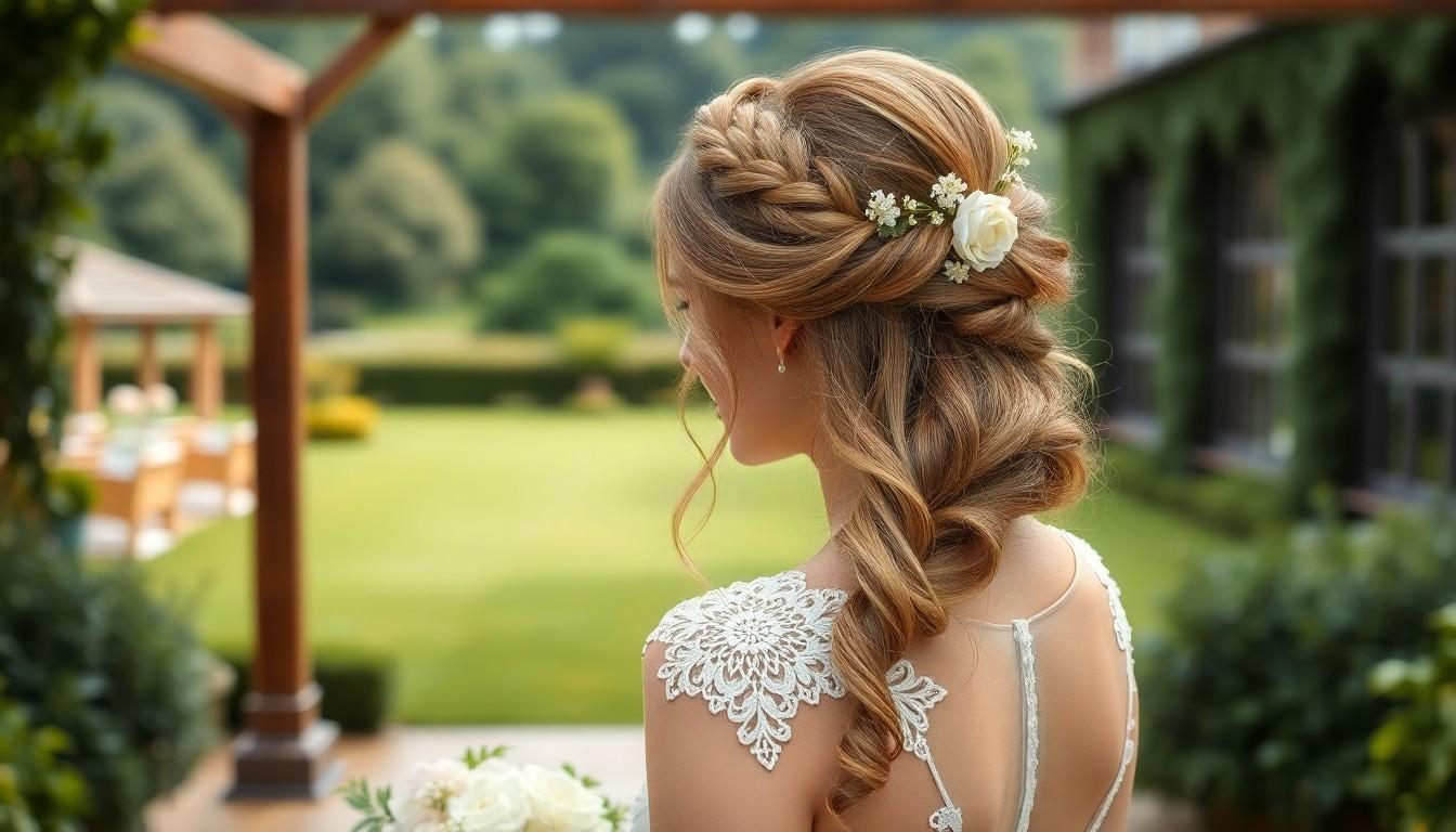 20 Stunning Half-Up, Half-Down Wedding Hairstyles Every Bride Will Love 4 20 Stunning Half-Up, Half-Down Wedding Hairstyles Every Bride Will Love 3