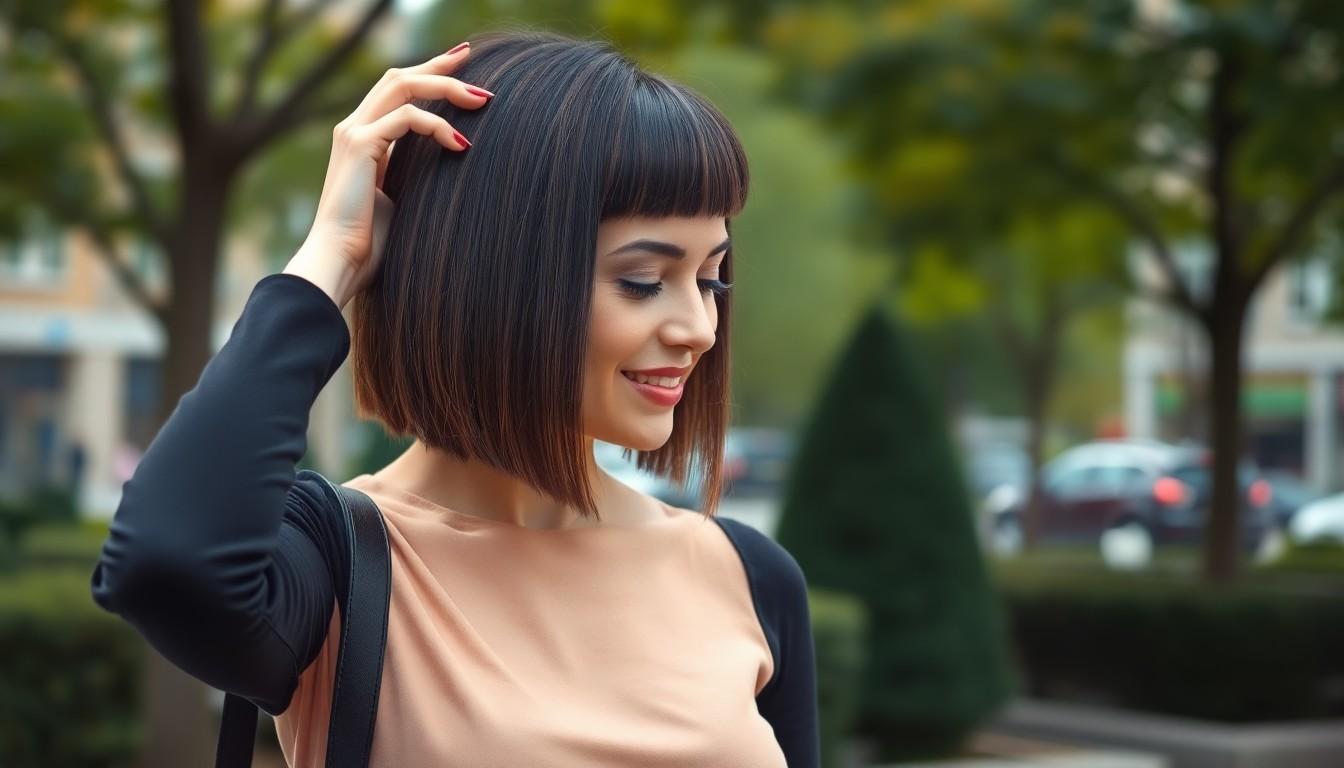 10 Chic Blunt Bob Hairstyles That Will Transform Your Look in 2025 14 10 Chic Blunt Bob Hairstyles That Will Transform Your Look in 2025 13