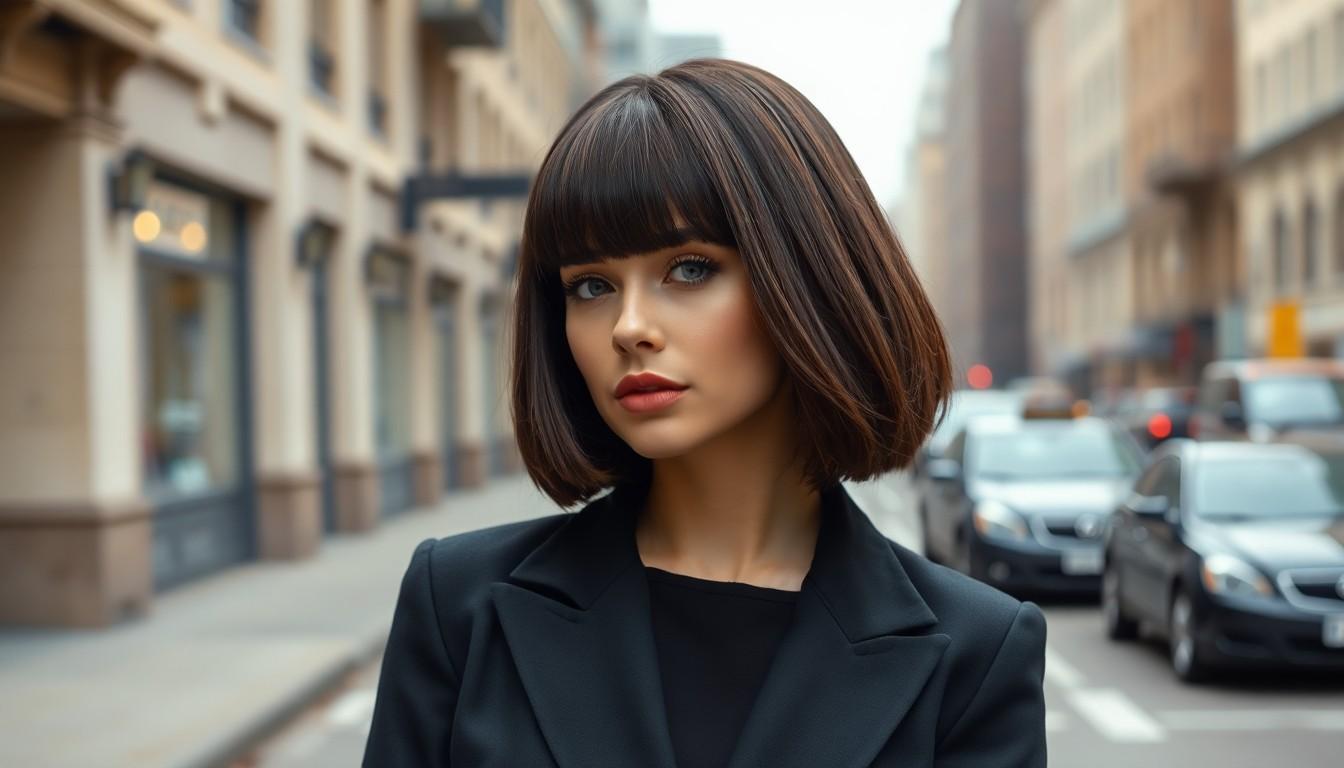 10 Chic Blunt Bob Hairstyles That Will Transform Your Look in 2025 16 10 Chic Blunt Bob Hairstyles That Will Transform Your Look in 2025 15