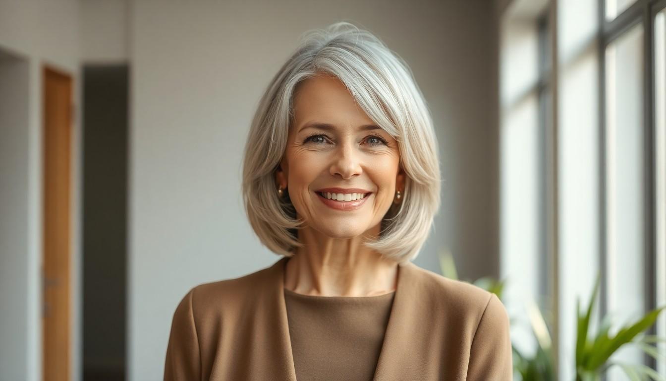 30 Stunning Hairstyles for Women Over 60: Elegant Cuts for Every Style Preference 4 30 Stunning Hairstyles for Women Over 60: Elegant Cuts for Every Style Preference 3