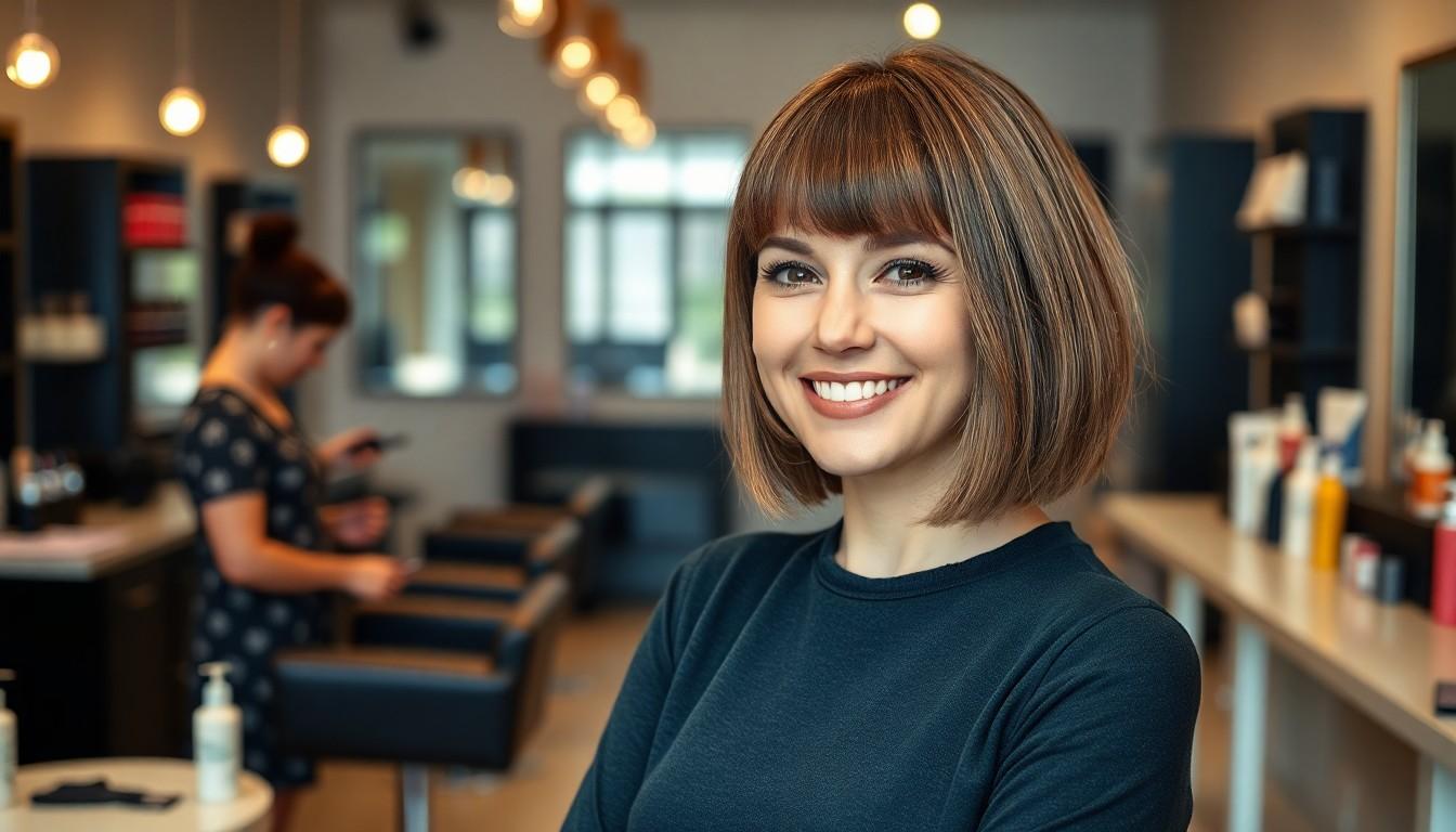 10 Stunning Bob with Curtain Bangs Styles for Every Face Shape | 2025 Guide 9