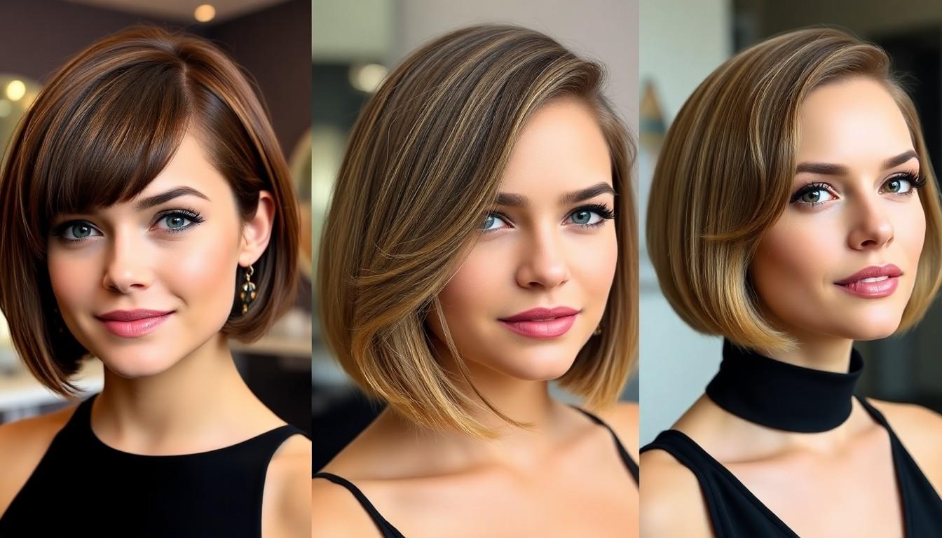 10 Flattering Bob Haircuts That Perfectly Frame Round Faces (Expert Tips Inside) 4 10 Flattering Bob Haircuts That Perfectly Frame Round Faces (Expert Tips Inside) 3