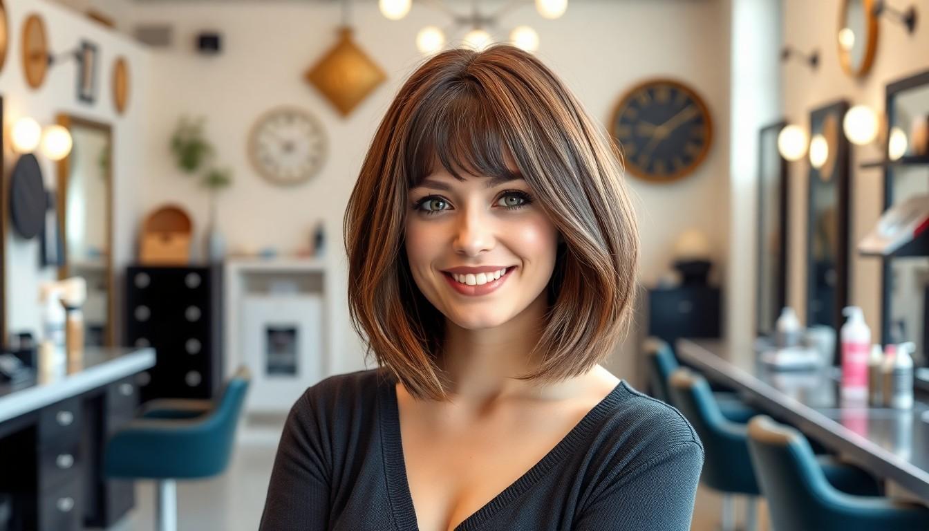 10 Flattering Bob Haircuts That Perfectly Frame Round Faces (Expert Tips Inside) 8 10 Flattering Bob Haircuts That Perfectly Frame Round Faces (Expert Tips Inside) 7