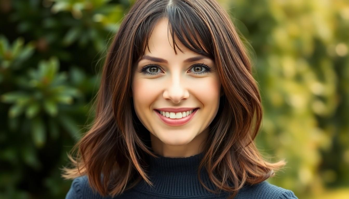 10 Stunning Medium Length Haircuts With Bangs for Every Face Shape (2025) 12 10 Stunning Medium Length Haircuts With Bangs for Every Face Shape (2025) 11