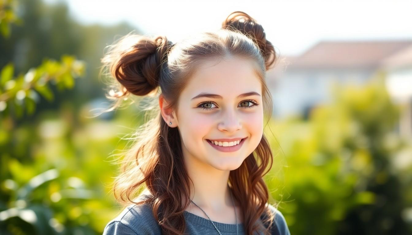 10 Quick & Cute Hairstyles for Teen Girls That Take Zero Effort 14 10 Quick & Cute Hairstyles for Teen Girls That Take Zero Effort 13