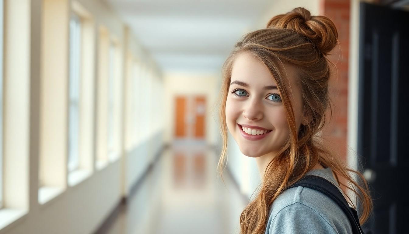 10 Quick & Cute Hairstyles for Teen Girls That Take Zero Effort 2 10 Quick & Cute Hairstyles for Teen Girls That Take Zero Effort 1