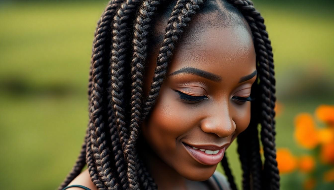 30 Best Black Braided Hairstyles: Elegant Protective Styles You Need to Try 12 30 Best Black Braided Hairstyles: Elegant Protective Styles You Need to Try 11