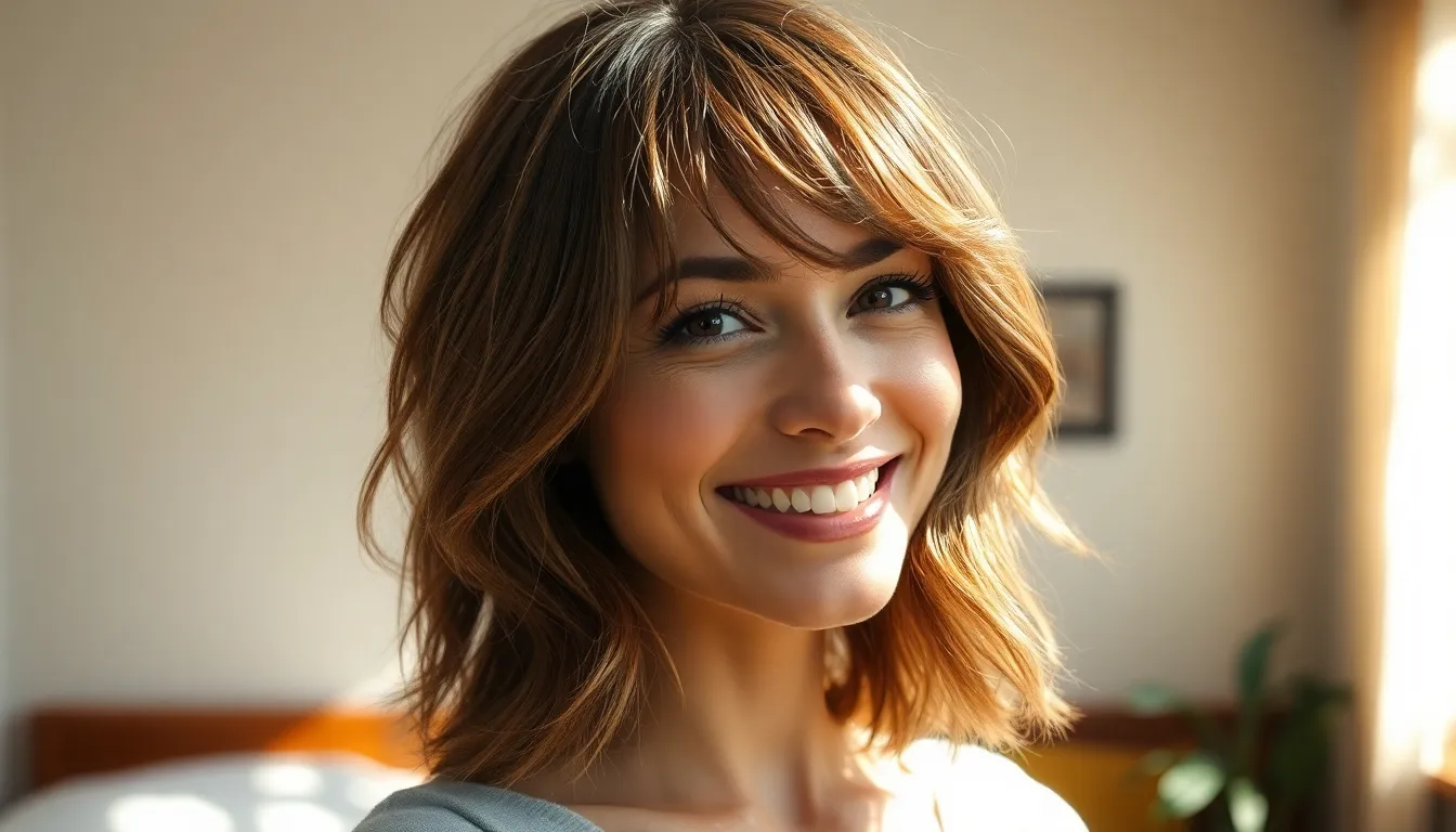 20 Brightest Medium Layered Haircuts to Light You Up & Transform Your Look 6 20 Brightest Medium Layered Haircuts to Light You Up & Transform Your Look 5
